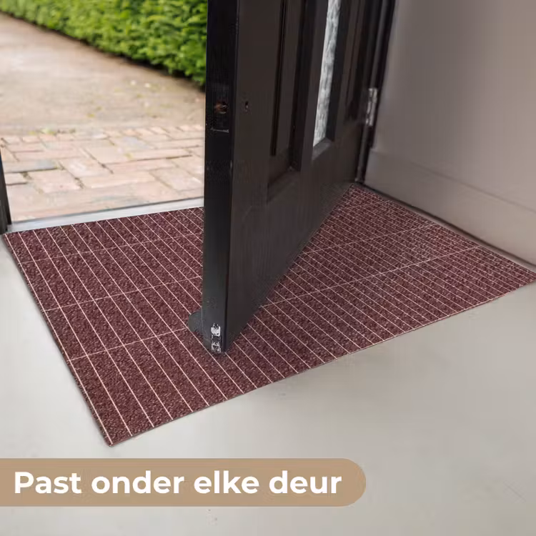 Lijnen - Patroon - Bordeaux Deurmat klein 898 -USP_NL