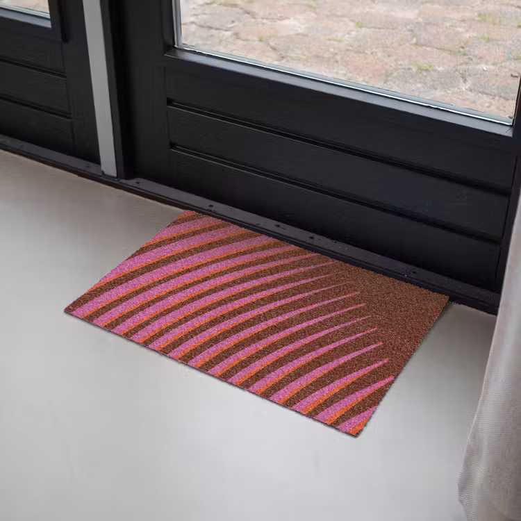 Lijnen - Rood - Beweging Deurmat klein -sfeer2