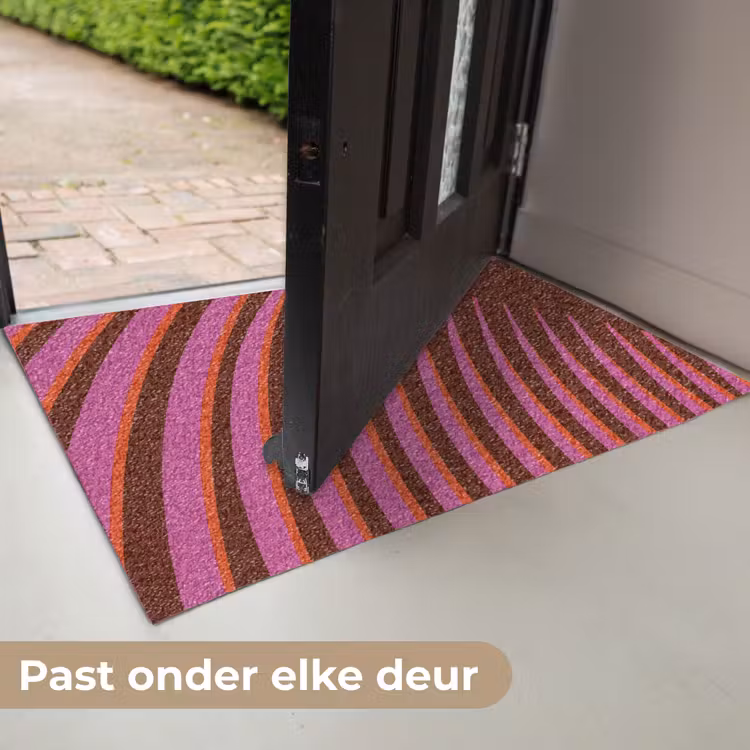 Lijnen - Rood - Beweging Deurmat klein -USP_NL
