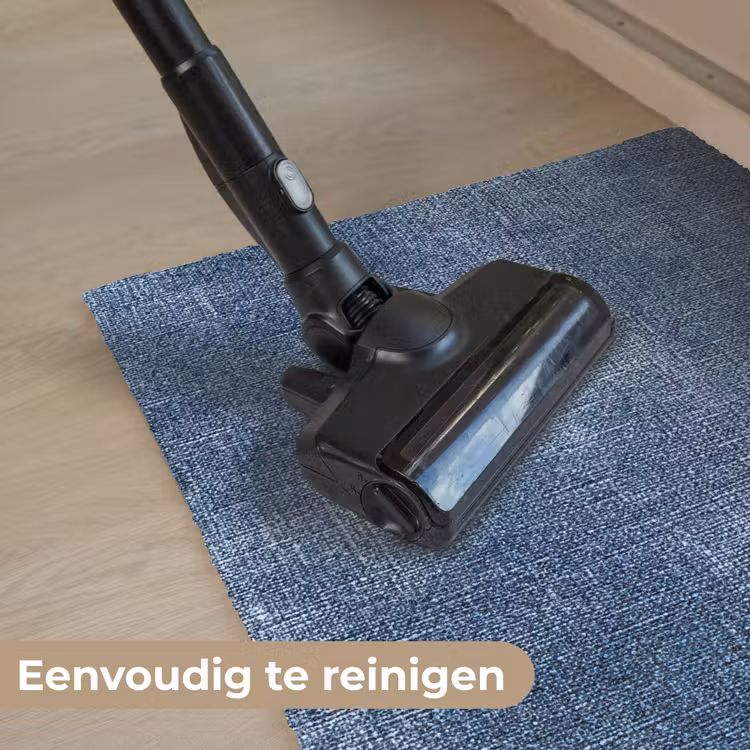 Linnen - Textuur - Patroon - Denim - Rustiek Deurmat klein 898 -reinigen_NL
