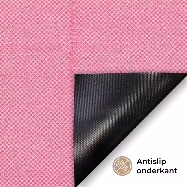 Lippen - Tekst - Kleurrijk Deurmat klein -antislip_NL
