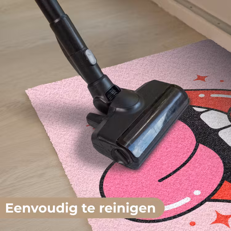 Lippen - Tong - Pop-art - Kleurrijk - Roze Deurmat klein -reinigen_NL