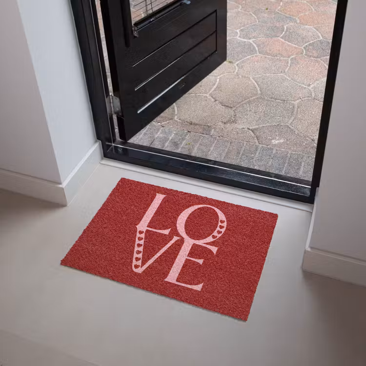 Love - Rood - Hatjes Deurmat klein -sfeer5
