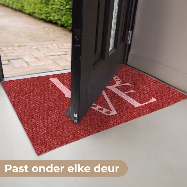 Love - Rood - Hatjes Deurmat klein -USP_NL