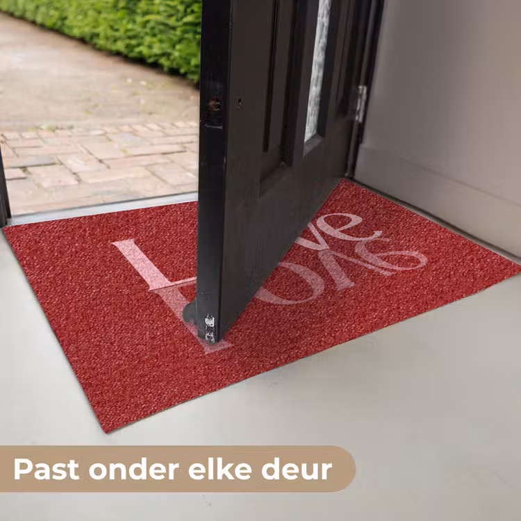 Love - Spiegeling - Rood Deurmat klein -USP_NL