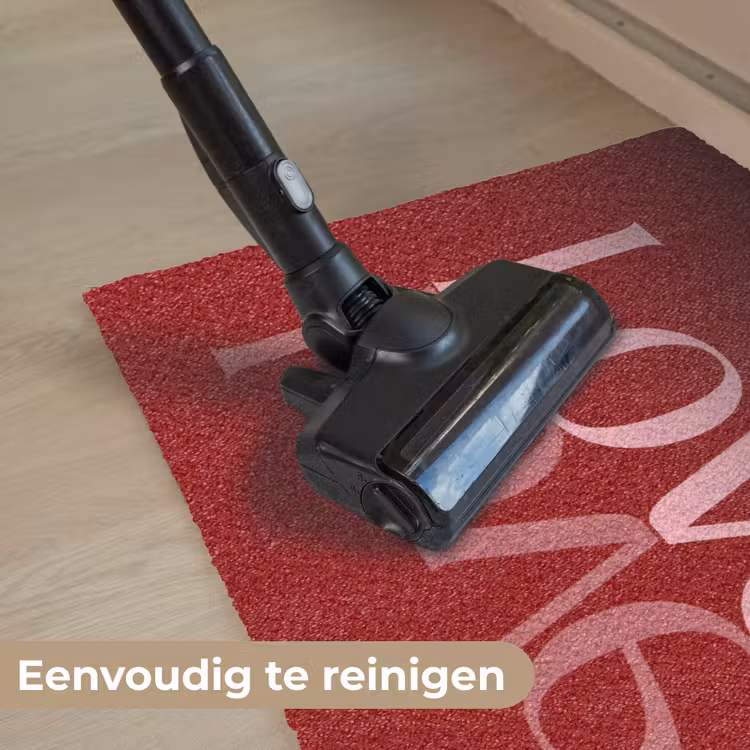 Love - Spiegeling - Rood Deurmat klein -reinigen_NL