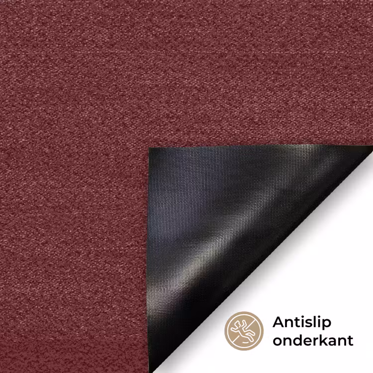 love your damn self - Cirkel - Glitter - Rood Deurmat klein -antislip_NL