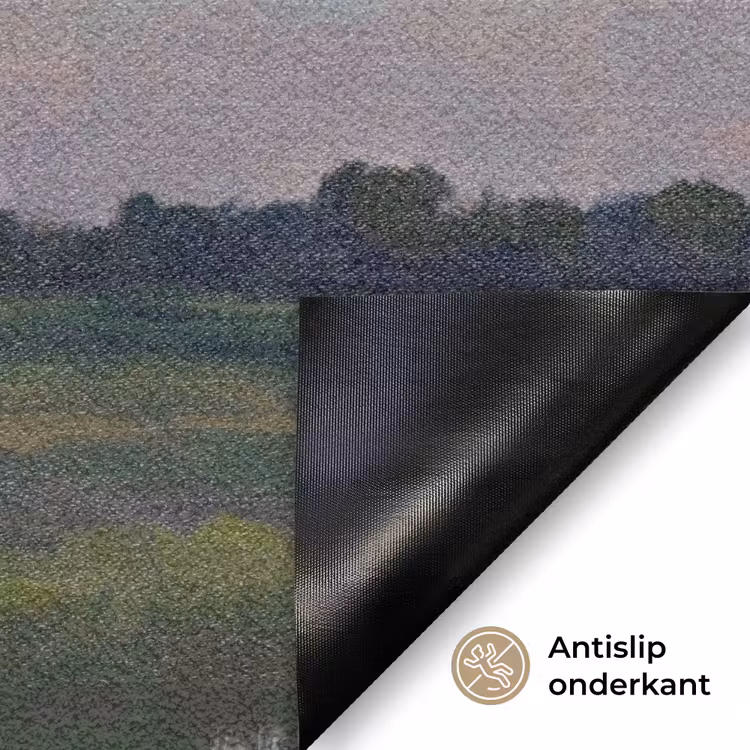 Lucht - Wolken - Landschap - Modern - Oranje Deurmat klein -antislip_NL