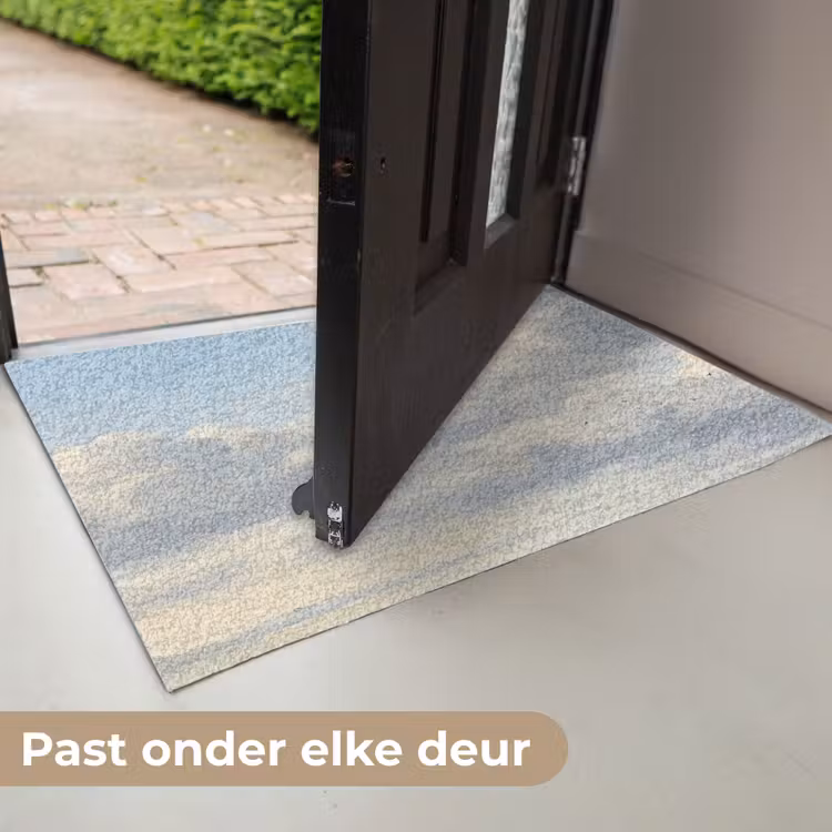 Lucht - Wolken - Natuur - Klassiek - Blauw Deurmat klein -USP_NL