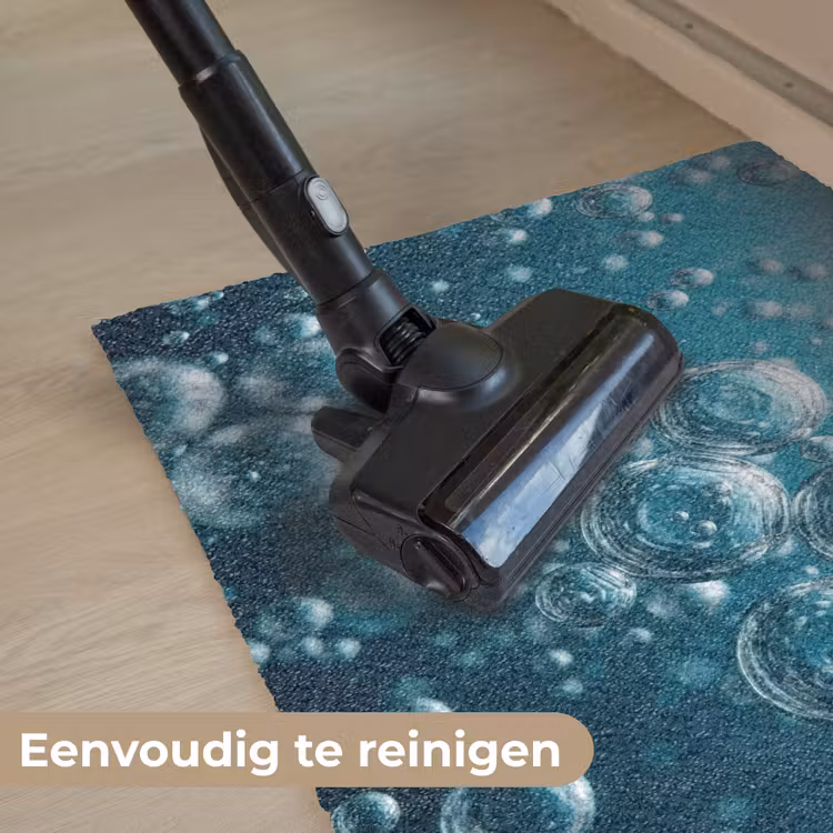 Luchtbellen - Dynamisch - Blauw Deurmat klein -reinigen_NL