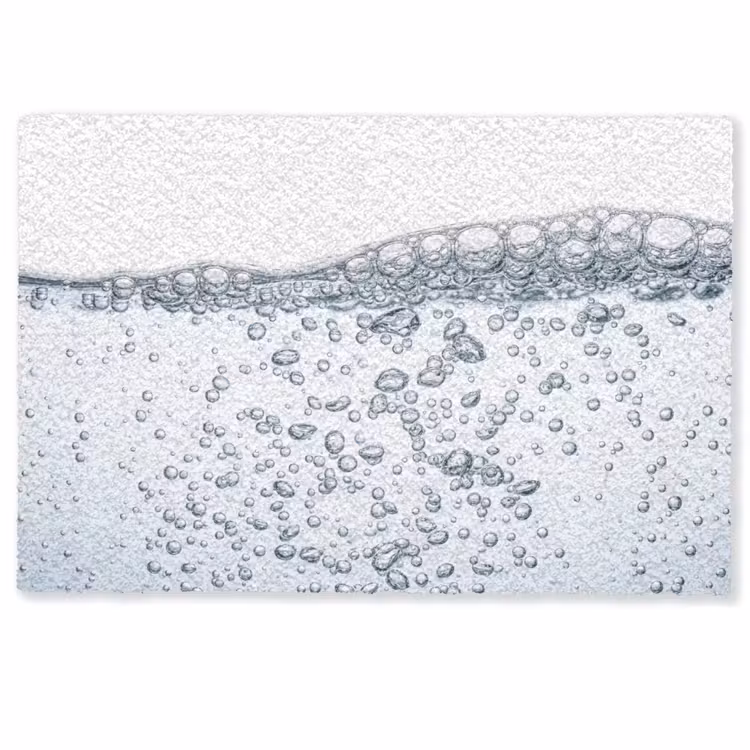 Luchtbellen - Water - Dynamisch Deurmat klein -zkaufland3d