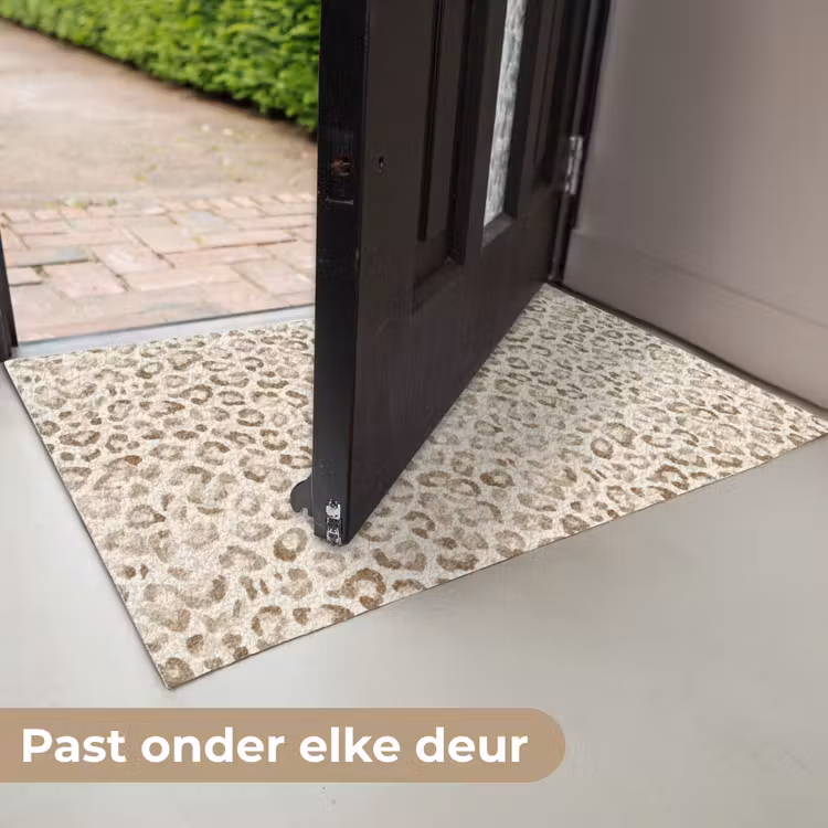 Luipaard - Klassiek - Beige Deurmat klein 898 -USP_NL
