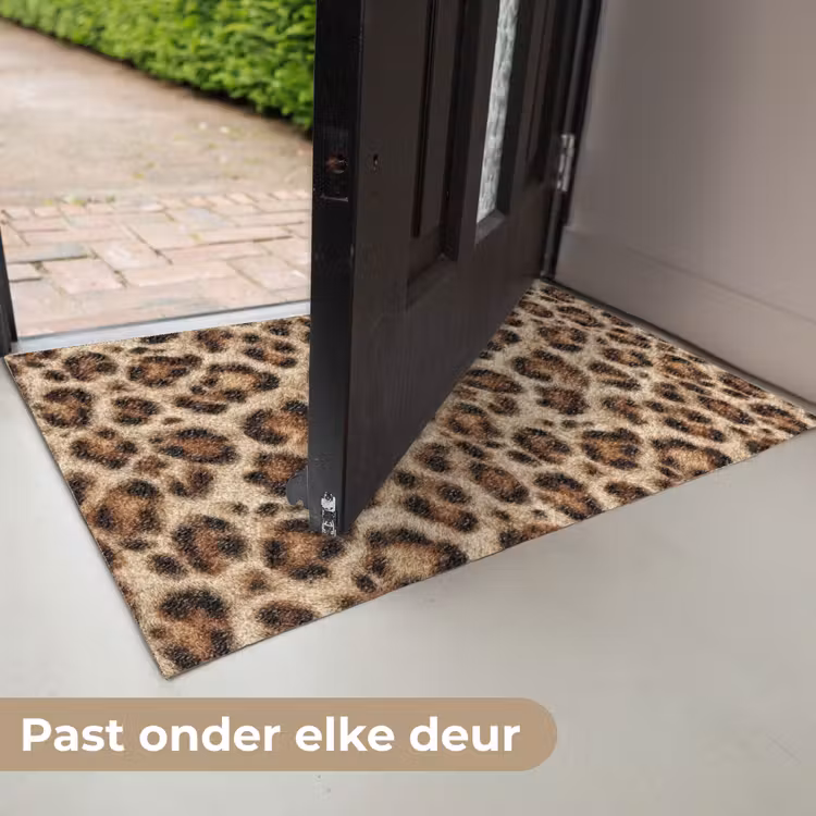 Luipaard - Vacht - Bruin Deurmat klein 898 -USP_NL