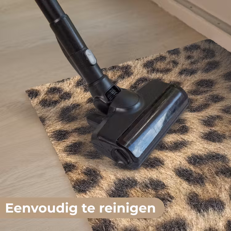 Luipaard - Vacht - Klassiek - Bruin Deurmat klein -reinigen_NL