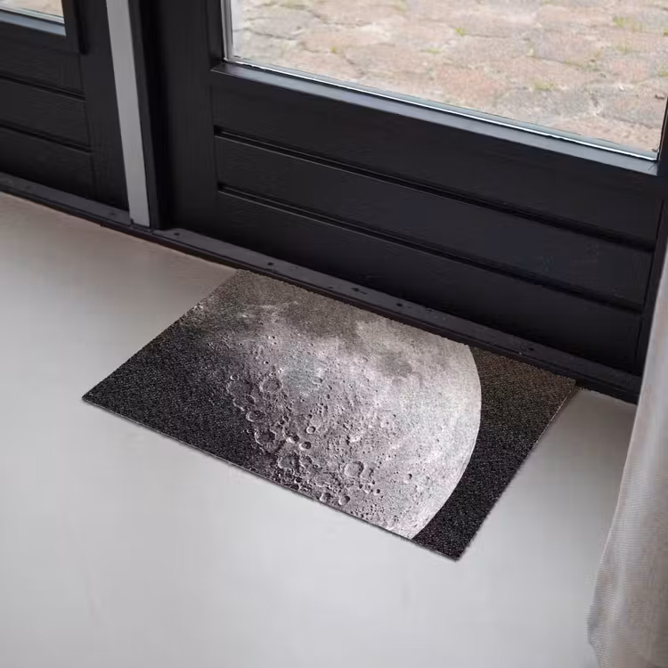 Deurmat - Maan - Kraters - Ruimte - Maan - Kraters - Ruimte Deurmat klein