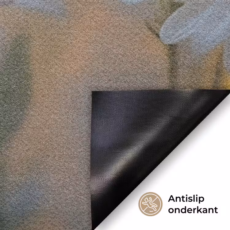 Madeliefjes - Wit - Zonlicht Deurmat klein -antislip_NL