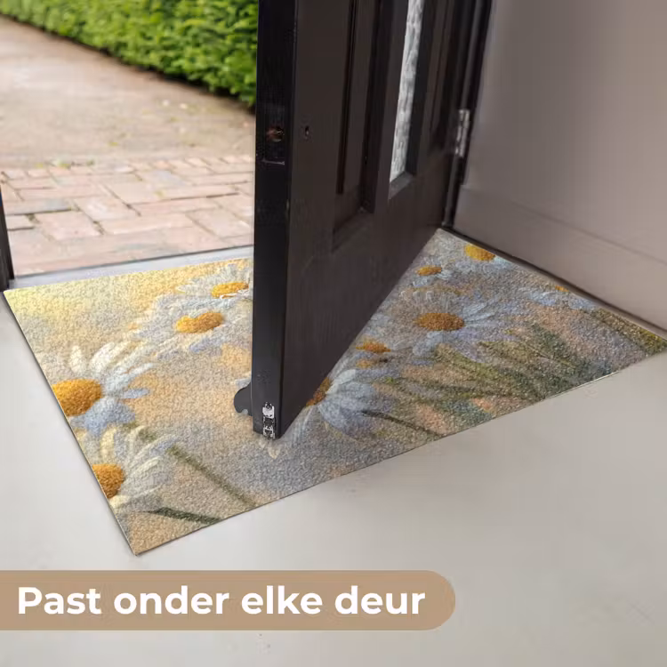 Madeliefjes - Wit - Zonlicht Deurmat klein -USP_NL