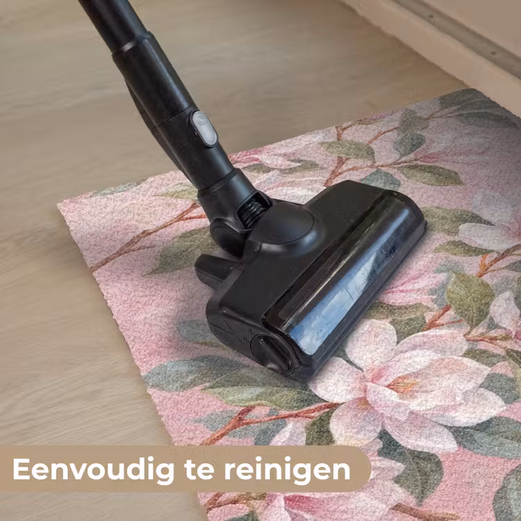 Magnolia's - Patroon - Roze Deurmat klein -reinigen_NL