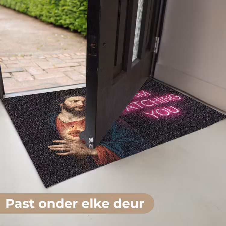 Man - Tekst - Neon Deurmat klein -USP_NL