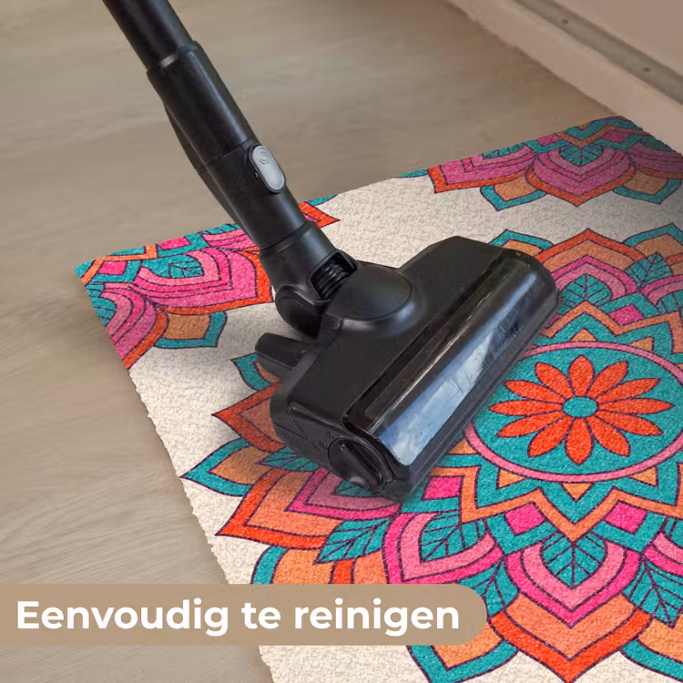 Mandala - Patroon - Abstract - Kleurrijk - Modern Deurmat klein -reinigen_NL