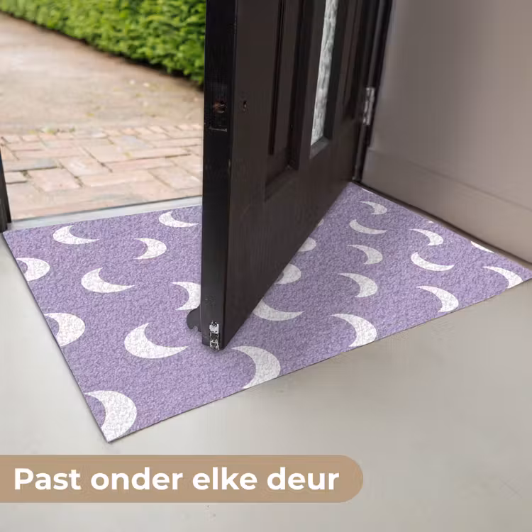 Manen - Patroon - Paars Deurmat klein 898 -USP_NL