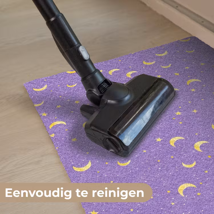 Manen - Sterren - Paars Deurmat klein 898 -reinigen_NL