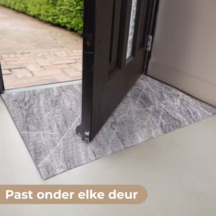 Marmer - Ader - Patroon - Abstract - Grijs Deurmat klein -USP_NL