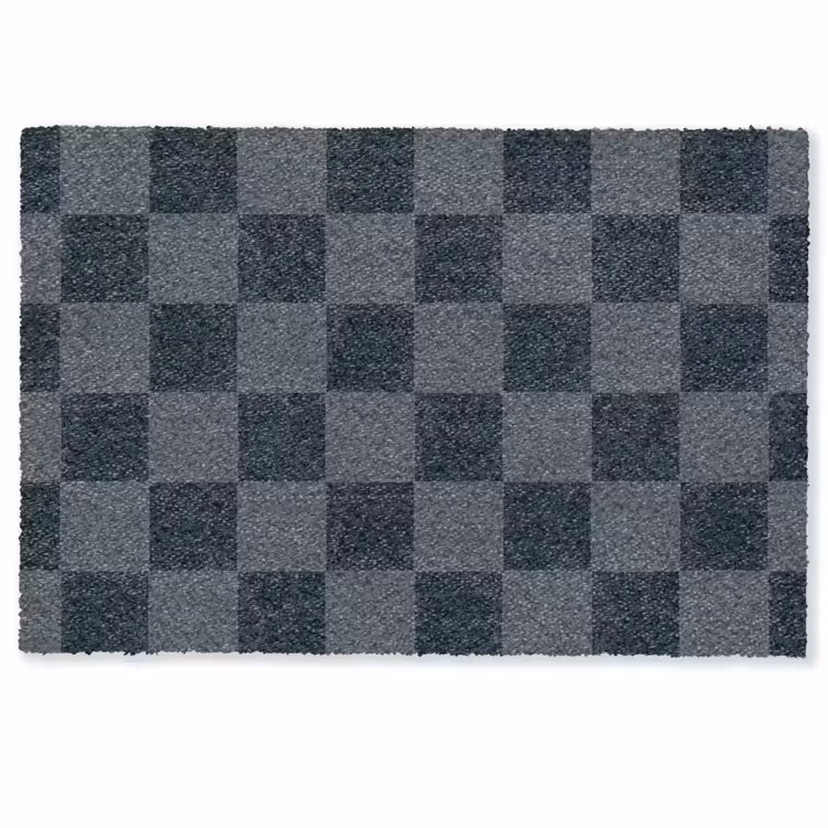 Marmer - Patroon - Antraciet Deurmat klein 898 -zkaufland3d