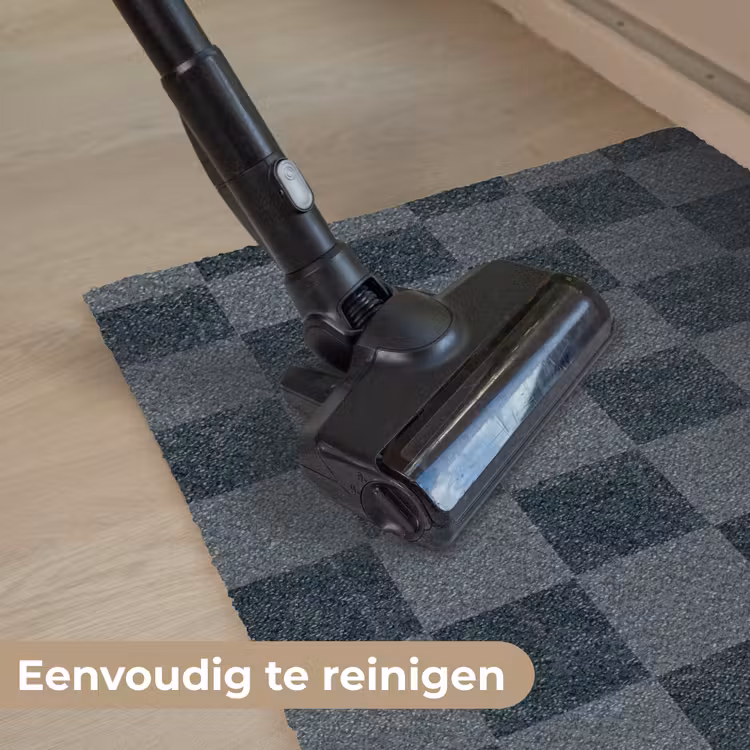 Marmer - Patroon - Antraciet Deurmat klein 898 -reinigen_NL