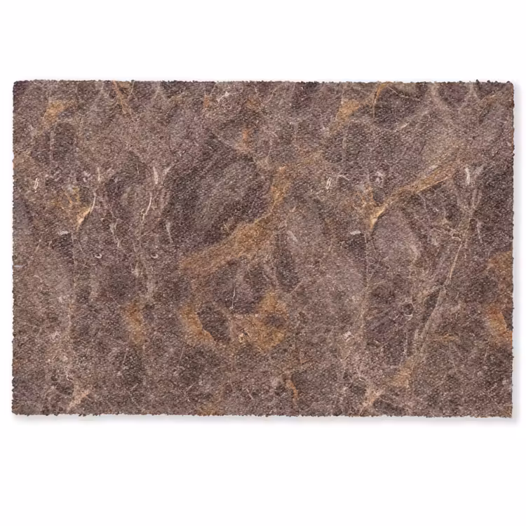 Marmer - Patroon - Natuur - Bruin - Goud Deurmat klein -zkaufland3d
