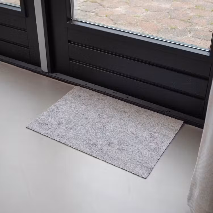 Marmerplaat - Patroon - Grijs Deurmat klein 898 -sfeer2