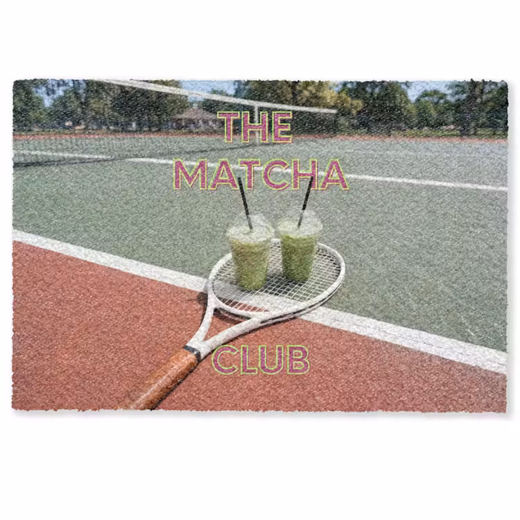 Matcha Club - Tennis - Matcha Deurmat klein -zkaufland3d
