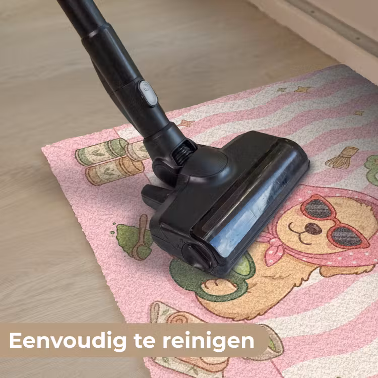 Matcha - Hond - Roze - Groen Deurmat klein -reinigen_NL