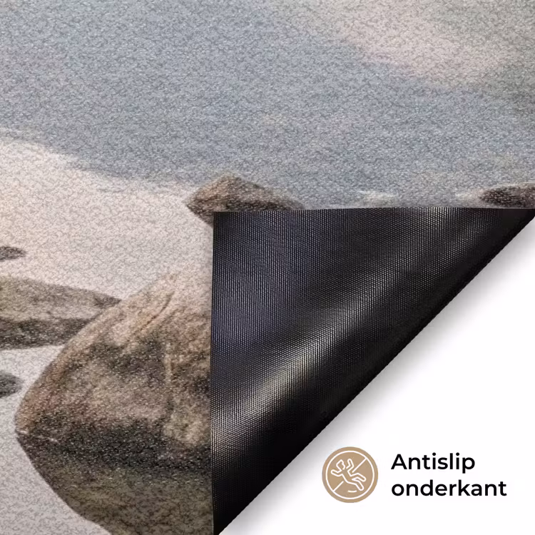 Meer - Bergen - Landschap - Groen Deurmat klein -antislip_NL