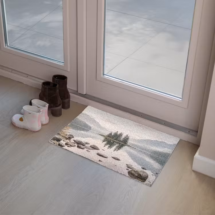 Meer - Bergen - Landschap - Groen Deurmat klein -sfeer3