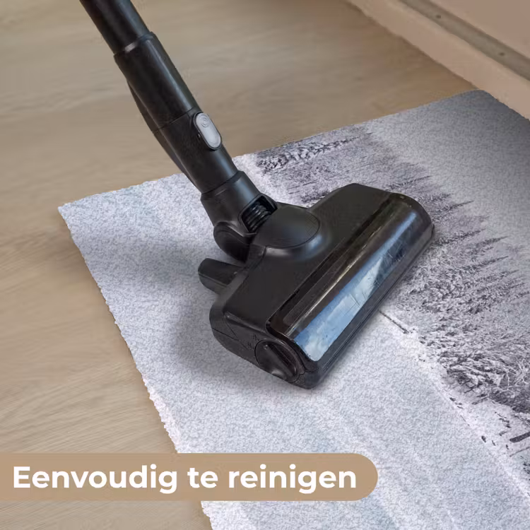 Meer - Dennen - IJs - Winter - Rustgevend Deurmat klein -reinigen_NL