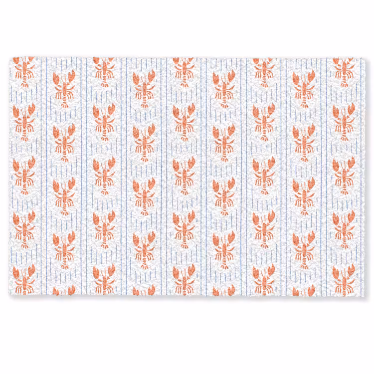 Meer – Hummer – Orange – Blau Deurmat klein 898 -zkaufland3d