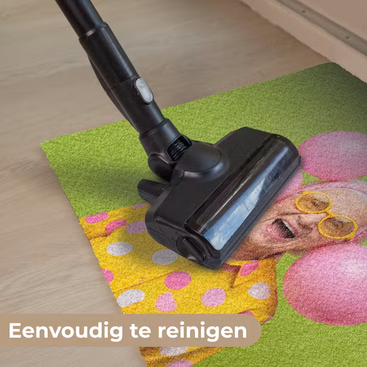 Mens - Ballonnen - Feest - Kleurrijk - Roze Deurmat klein -reinigen_NL