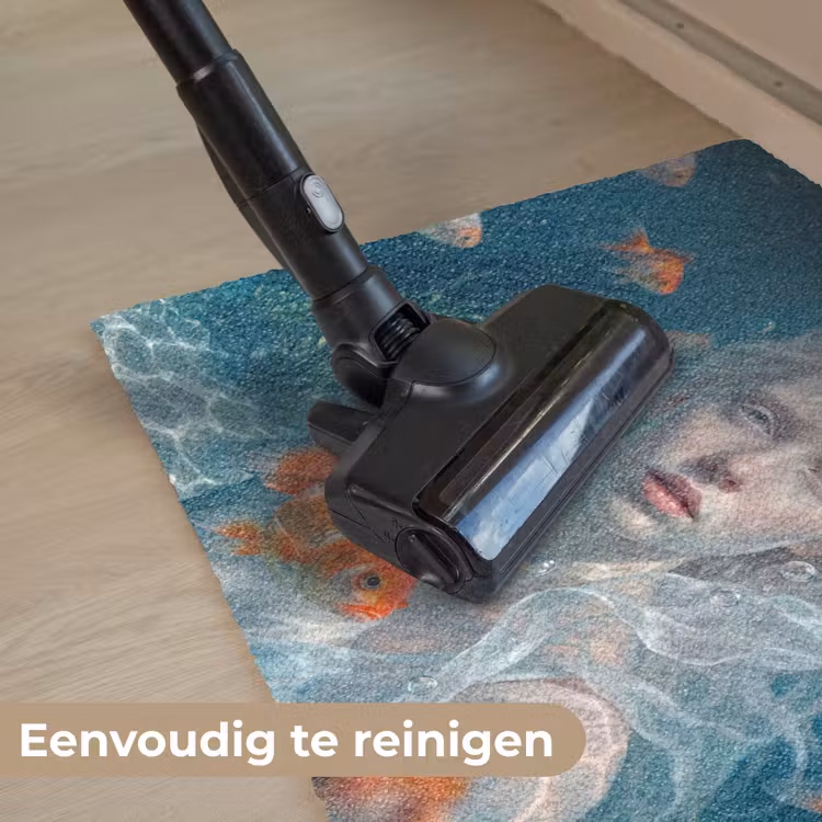 Mens - Onderwater - Vis - Modern - Blauw Deurmat klein -reinigen_NL