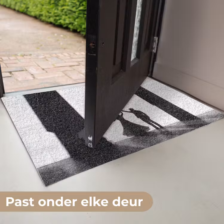 Mensen - Schaduw - Dans - Zwart-wit - Liefde Deurmat klein -USP_NL