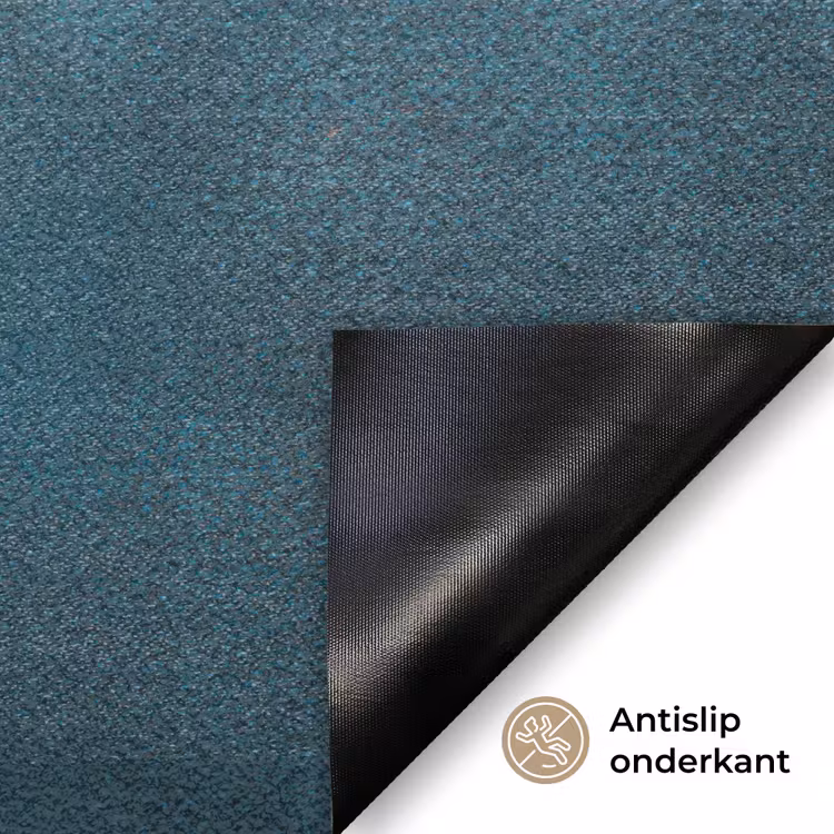 Merry Christmas - Blauw - Kerst - Winter Deurmat klein -antislip_NL