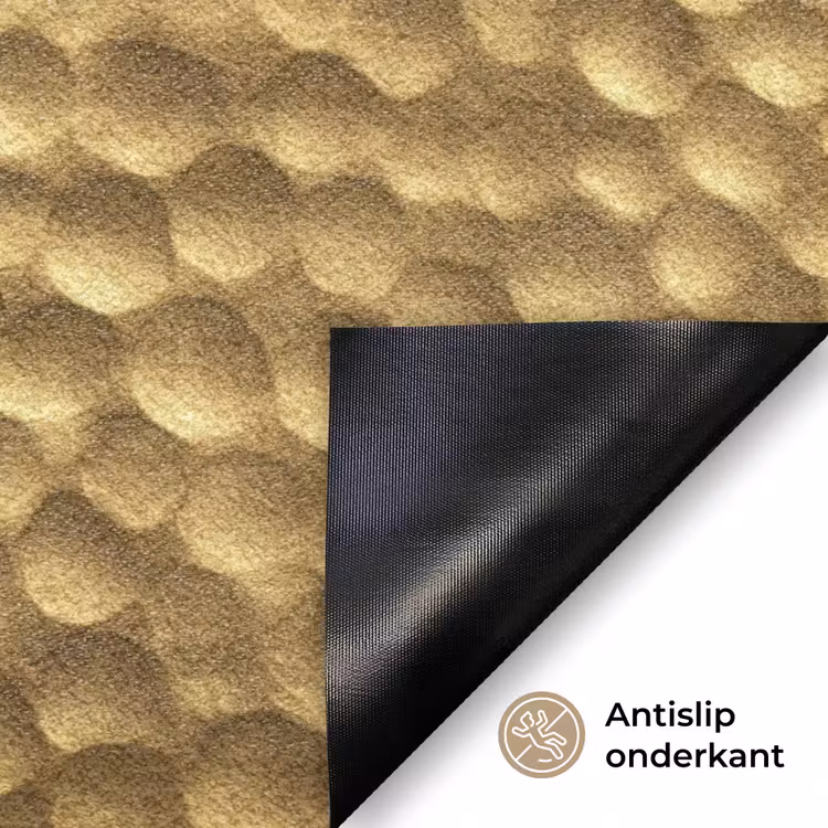 Metaal - Dynamisch - Goud Deurmat klein 898 -antislip_NL