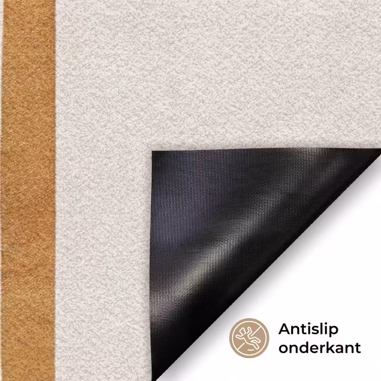 Minimalistisch - Boog - Lijnen - Beige Deurmat klein -antislip_NL