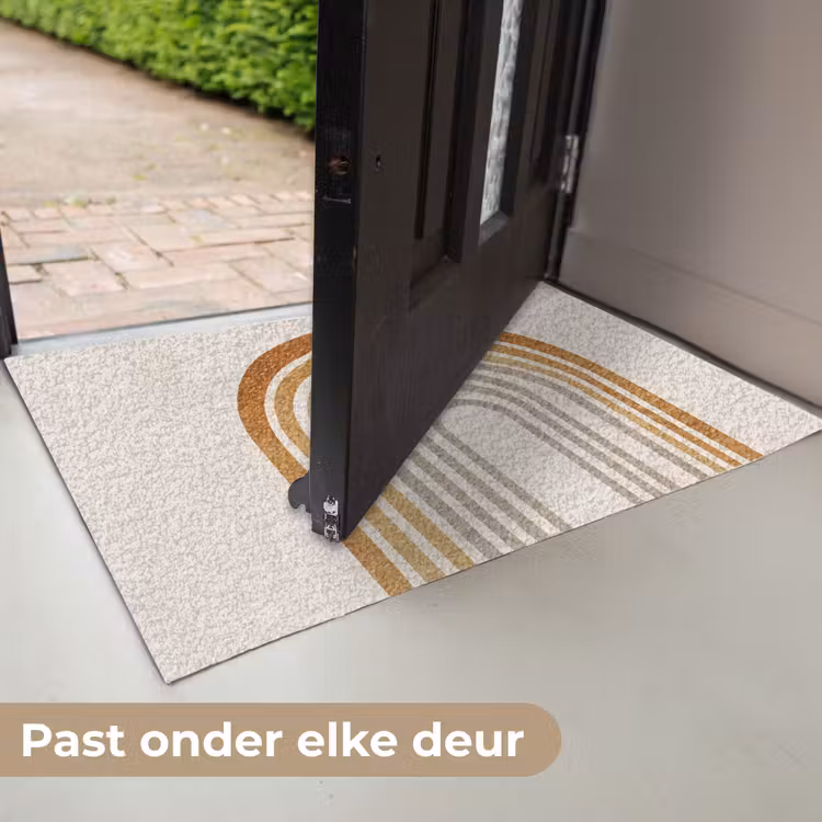 Minimalistisch - Boog - Lijnen - Beige Deurmat klein -USP_NL