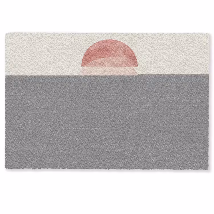 Minimalistisch - Cirkels - Roze Deurmat klein -zkaufland3d