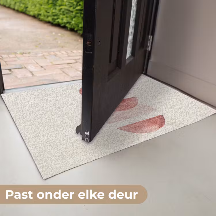 Minimalistisch - Cirkels - Roze Deurmat klein -USP_NL