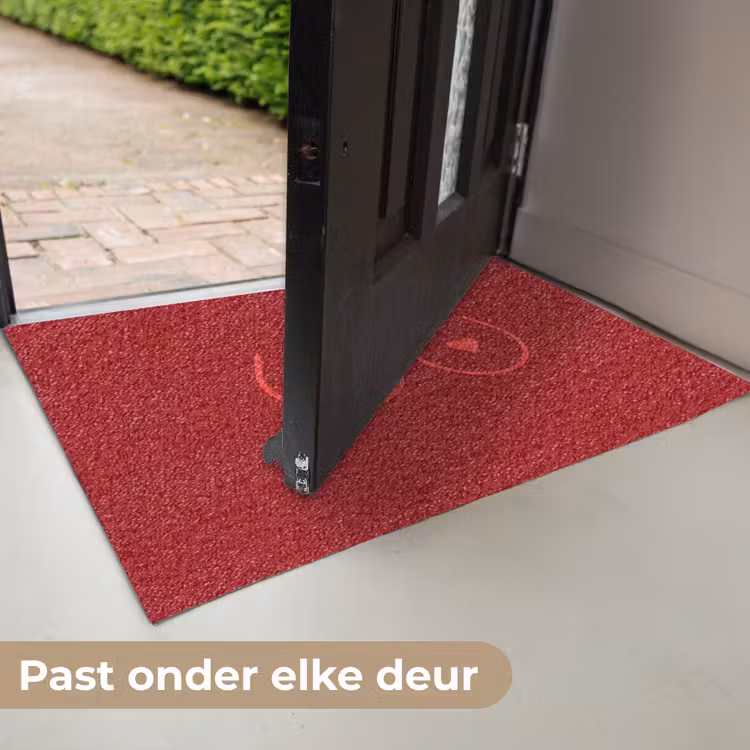 Minimalistisch - Lijnillustratie - Rood Deurmat klein -USP_NL