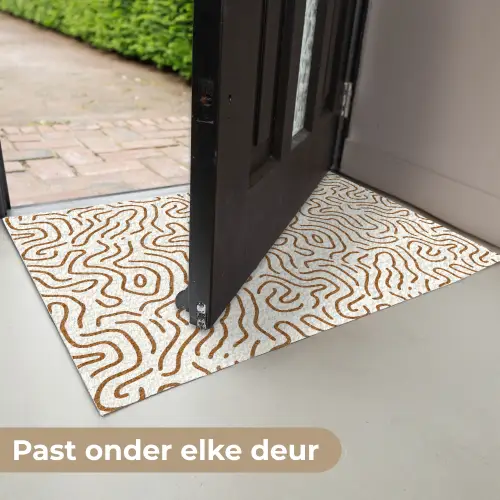 Minimalistisch - Patroon - Terracotta Deurmat klein 898 -USP_NL