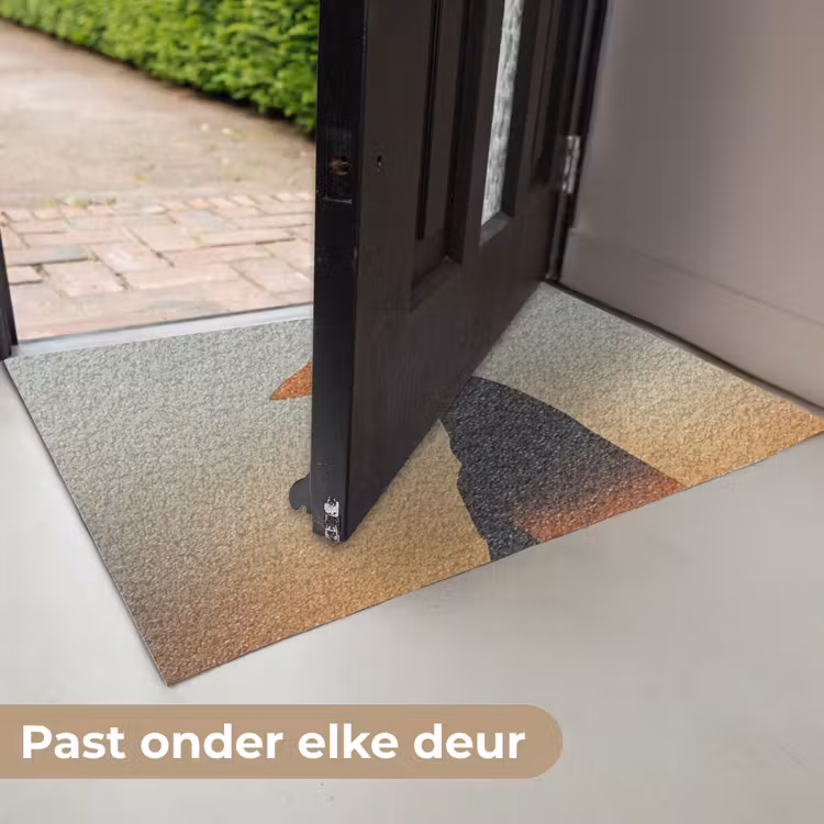 Minimalistisch - Silhouet - Oranje Deurmat klein -USP_NL