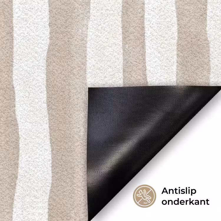 Minimalistisch - Strepen - Beige Deurmat klein 898 -antislip_NL